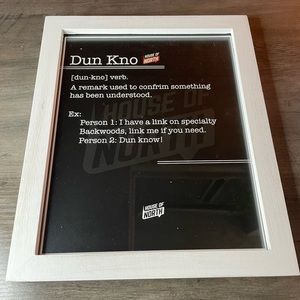 House of North Collection / Art with White Frame / Toronto inspired phrases